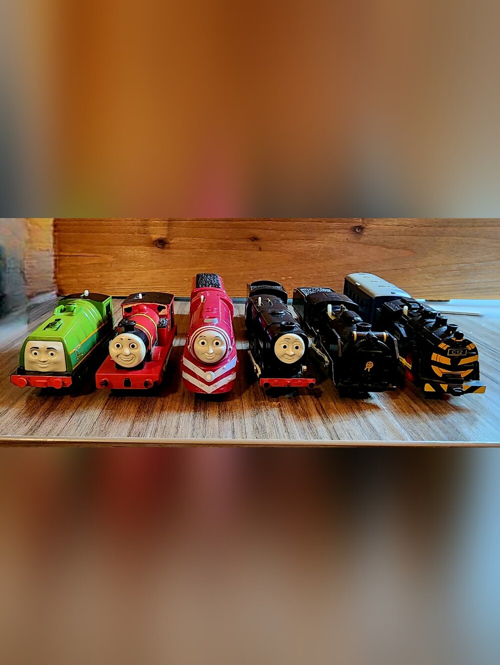 Rare Vintage TOMY Train Lot Neville, Japanese D51 & C12 Locomotives, Gator